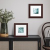 image:imageAmericanflat 8x8 Picture Frame  Matted to 5x5  Engineered Wood  White  Shatterresistant glass wall or tabletop display with included easel sawtooth hangers included secure turntab backingMahogany
