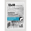 image:imageAmericanflat 8x8 Picture Frame  Matted to 5x5  Engineered Wood  White  Shatterresistant glass wall or tabletop display with included easel sawtooth hangers included secure turntab backingWhite