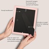 image:imageAmericanflat 8x8 Picture Frame  Matted to 5x5  Engineered Wood  White  Shatterresistant glass wall or tabletop display with included easel sawtooth hangers included secure turntab backingPink