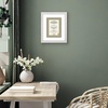 image:imageAmericanflat 8x8 Picture Frame  Matted to 5x5  Engineered Wood  White  Shatterresistant glass wall or tabletop display with included easel sawtooth hangers included secure turntab backingWhite