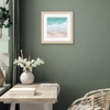 image:imageAmericanflat 8x8 Picture Frame  Matted to 5x5  Engineered Wood  White  Shatterresistant glass wall or tabletop display with included easel sawtooth hangers included secure turntab backingNatural Oak