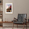 image:imageAmericanflat 8x8 Picture Frame  Matted to 5x5  Engineered Wood  White  Shatterresistant glass wall or tabletop display with included easel sawtooth hangers included secure turntab backingNatural Oak