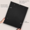 image:imageAmericanflat 8x8 Picture Frame  Matted to 5x5  Engineered Wood  White  Shatterresistant glass wall or tabletop display with included easel sawtooth hangers included secure turntab backingBlack