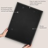 image:imageAmericanflat 8x8 Picture Frame  Matted to 5x5  Engineered Wood  White  Shatterresistant glass wall or tabletop display with included easel sawtooth hangers included secure turntab backingBlack