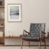 image:imageAmericanflat 8x8 Picture Frame  Matted to 5x5  Engineered Wood  White  Shatterresistant glass wall or tabletop display with included easel sawtooth hangers included secure turntab backingGold