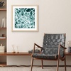 image:imageAmericanflat 8x8 Picture Frame  Matted to 5x5  Engineered Wood  White  Shatterresistant glass wall or tabletop display with included easel sawtooth hangers included secure turntab backingNatural Oak