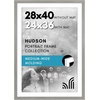 image:imageAmericanflat 8x8 Picture Frame  Matted to 5x5  Engineered Wood  White  Shatterresistant glass wall or tabletop display with included easel sawtooth hangers included secure turntab backingGrey Wood
