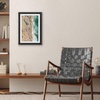 image:imageAmericanflat 8x8 Picture Frame  Matted to 5x5  Engineered Wood  White  Shatterresistant glass wall or tabletop display with included easel sawtooth hangers included secure turntab backingBlack