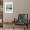 image:imageAmericanflat 8x8 Picture Frame  Matted to 5x5  Engineered Wood  White  Shatterresistant glass wall or tabletop display with included easel sawtooth hangers included secure turntab backingWhite