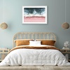 image:imageAmericanflat 8x8 Picture Frame  Matted to 5x5  Engineered Wood  White  Shatterresistant glass wall or tabletop display with included easel sawtooth hangers included secure turntab backingWhite