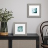 image:imageAmericanflat 8x8 Picture Frame  Matted to 5x5  Engineered Wood  White  Shatterresistant glass wall or tabletop display with included easel sawtooth hangers included secure turntab backingGrey Wood