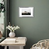 image:imageAmericanflat 8x8 Picture Frame  Matted to 5x5  Engineered Wood  White  Shatterresistant glass wall or tabletop display with included easel sawtooth hangers included secure turntab backingSilver