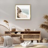 image:imageAmericanflat 8x8 Picture Frame  Matted to 5x5  Engineered Wood  White  Shatterresistant glass wall or tabletop display with included easel sawtooth hangers included secure turntab backingGold