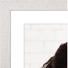 image:imageAmericanflat 8x8 Picture Frame  Matted to 5x5  Engineered Wood  White  Shatterresistant glass wall or tabletop display with included easel sawtooth hangers included secure turntab backingWhite