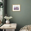 image:imageAmericanflat 8x8 Picture Frame  Matted to 5x5  Engineered Wood  White  Shatterresistant glass wall or tabletop display with included easel sawtooth hangers included secure turntab backingGold