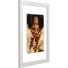 image:imageAmericanflat 8x8 Picture Frame  Matted to 5x5  Engineered Wood  White  Shatterresistant glass wall or tabletop display with included easel sawtooth hangers included secure turntab backingWhite