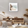 image:imageAmericanflat 8x8 Picture Frame  Matted to 5x5  Engineered Wood  White  Shatterresistant glass wall or tabletop display with included easel sawtooth hangers included secure turntab backingSilver