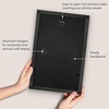 image:imageAmericanflat 8x8 Picture Frame  Matted to 5x5  Engineered Wood  White  Shatterresistant glass wall or tabletop display with included easel sawtooth hangers included secure turntab backingBlack