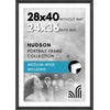 image:imageAmericanflat 8x8 Picture Frame  Matted to 5x5  Engineered Wood  White  Shatterresistant glass wall or tabletop display with included easel sawtooth hangers included secure turntab backingBlack