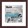 image:imageAmericanflat 8x8 Picture Frame  Matted to 5x5  Engineered Wood  White  Shatterresistant glass wall or tabletop display with included easel sawtooth hangers included secure turntab backingMahogany