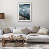 image:imageAmericanflat 8x8 Picture Frame  Matted to 5x5  Engineered Wood  White  Shatterresistant glass wall or tabletop display with included easel sawtooth hangers included secure turntab backingGrey Wood