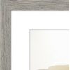 image:imageAmericanflat 8x8 Picture Frame  Matted to 5x5  Engineered Wood  White  Shatterresistant glass wall or tabletop display with included easel sawtooth hangers included secure turntab backingGrey Wood