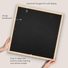 image:imageAmericanflat 8x8 Picture Frame  Matted to 5x5  Engineered Wood  White  Shatterresistant glass wall or tabletop display with included easel sawtooth hangers included secure turntab backingNatural Oak