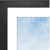 image:imageAmericanflat 8x8 Picture Frame  Matted to 5x5  Engineered Wood  White  Shatterresistant glass wall or tabletop display with included easel sawtooth hangers included secure turntab backingBlack