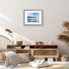 image:imageAmericanflat 8x8 Picture Frame  Matted to 5x5  Engineered Wood  White  Shatterresistant glass wall or tabletop display with included easel sawtooth hangers included secure turntab backingGrey Wood