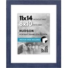 image:imageAmericanflat 8x8 Picture Frame  Matted to 5x5  Engineered Wood  White  Shatterresistant glass wall or tabletop display with included easel sawtooth hangers included secure turntab backingBlue