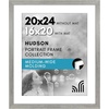 image:imageAmericanflat 8x8 Picture Frame  Matted to 5x5  Engineered Wood  White  Shatterresistant glass wall or tabletop display with included easel sawtooth hangers included secure turntab backingGrey Wood