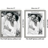 image:imageAmericanflat 8x8 Picture Frame  Matted to 5x5  Engineered Wood  White  Shatterresistant glass wall or tabletop display with included easel sawtooth hangers included secure turntab backingGrey Wood
