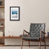 image:imageAmericanflat 8x8 Picture Frame  Matted to 5x5  Engineered Wood  White  Shatterresistant glass wall or tabletop display with included easel sawtooth hangers included secure turntab backingBlack