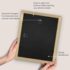 image:imageAmericanflat 8x8 Picture Frame  Matted to 5x5  Engineered Wood  White  Shatterresistant glass wall or tabletop display with included easel sawtooth hangers included secure turntab backingGold
