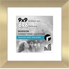 image:imageAmericanflat 8x8 Picture Frame  Matted to 5x5  Engineered Wood  White  Shatterresistant glass wall or tabletop display with included easel sawtooth hangers included secure turntab backingGold