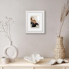 image:imageAmericanflat 8x8 Picture Frame  Matted to 5x5  Engineered Wood  White  Shatterresistant glass wall or tabletop display with included easel sawtooth hangers included secure turntab backingWhite