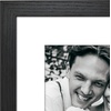 image:imageAmericanflat 8x8 Picture Frame  Matted to 5x5  Engineered Wood  White  Shatterresistant glass wall or tabletop display with included easel sawtooth hangers included secure turntab backingBlack
