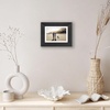 image:imageAmericanflat 8x8 Picture Frame  Matted to 5x5  Engineered Wood  White  Shatterresistant glass wall or tabletop display with included easel sawtooth hangers included secure turntab backingBlack