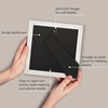 image:imageAmericanflat 8x8 Picture Frame  Matted to 5x5  Engineered Wood  White  Shatterresistant glass wall or tabletop display with included easel sawtooth hangers included secure turntab backingWhite