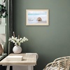 image:imageAmericanflat 8x8 Picture Frame  Matted to 5x5  Engineered Wood  White  Shatterresistant glass wall or tabletop display with included easel sawtooth hangers included secure turntab backingNatural Oak