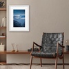 image:imageAmericanflat 8x8 Picture Frame  Matted to 5x5  Engineered Wood  White  Shatterresistant glass wall or tabletop display with included easel sawtooth hangers included secure turntab backingWhite