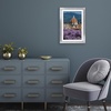 image:imageAmericanflat 8x8 Picture Frame  Matted to 5x5  Engineered Wood  White  Shatterresistant glass wall or tabletop display with included easel sawtooth hangers included secure turntab backingSilver