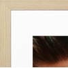 image:imageAmericanflat 8x8 Picture Frame  Matted to 5x5  Engineered Wood  White  Shatterresistant glass wall or tabletop display with included easel sawtooth hangers included secure turntab backingNatural Oak