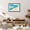 image:imageAmericanflat 8x8 Picture Frame  Matted to 5x5  Engineered Wood  White  Shatterresistant glass wall or tabletop display with included easel sawtooth hangers included secure turntab backingBlack