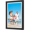 image:imageAmericanflat 8x8 Picture Frame  Matted to 5x5  Engineered Wood  White  Shatterresistant glass wall or tabletop display with included easel sawtooth hangers included secure turntab backingBlack