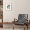 image:imageAmericanflat 8x8 Picture Frame  Matted to 5x5  Engineered Wood  White  Shatterresistant glass wall or tabletop display with included easel sawtooth hangers included secure turntab backingNatural Oak