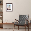 image:imageAmericanflat 8x8 Picture Frame  Matted to 5x5  Engineered Wood  White  Shatterresistant glass wall or tabletop display with included easel sawtooth hangers included secure turntab backingMahogany