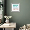 image:imageAmericanflat 8x8 Picture Frame  Matted to 5x5  Engineered Wood  White  Shatterresistant glass wall or tabletop display with included easel sawtooth hangers included secure turntab backingGrey Wood