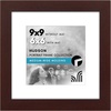 image:imageAmericanflat 8x8 Picture Frame  Matted to 5x5  Engineered Wood  White  Shatterresistant glass wall or tabletop display with included easel sawtooth hangers included secure turntab backingMahogany