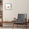 image:imageAmericanflat 8x8 Picture Frame  Matted to 5x5  Engineered Wood  White  Shatterresistant glass wall or tabletop display with included easel sawtooth hangers included secure turntab backingSilver
